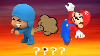 9 Pocoyo Fart & Mario Crying Sound Variations in 60 Seconds