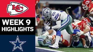 Chiefs vs. Cowboys | NFL Week 9 Game Highlights