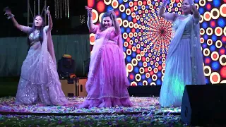 Sangeet function sister wedding  mom dance with siblings