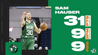 Sam Hauser Drills 9 Threes, Drops Career-High 31 PTS