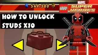 Lego Marvel Super Heroes - How to Unlock Studs X10 Deadpool Brick