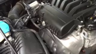 2008 Touareg V6 3.6L noise with faulty/bad PCV valve (built into valve cover on VR6)