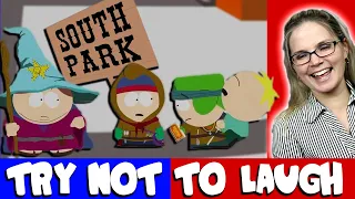 Try not to Laugh or Cringe Challenge South Park Edition!