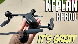 KFPLAN KF600 Optical Flow WIFI FPV Drone Review
