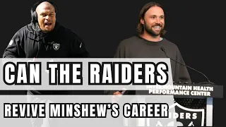 Can the Las Vegas Raiders REVIVE Gardner Minshew's career as a starting QB in the NFL?