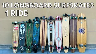 10 Longboard Surfskates, 1 Ride