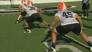 Georgia Bulldogs -  Linebacker Drills