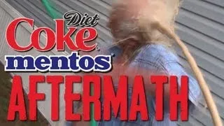 Diet Coke & Mentos Aftermath!