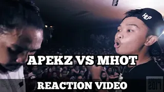 FlipTop - Apekz vs Mhot  PRODUCER REACTION