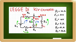 legge di kirchhoff circuito elettrico