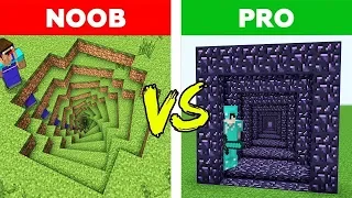 Minecraft NOOB vs PRO : SECRET ERROR PORTAL in Real Life Challenge - Animation