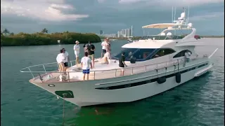 80' ASTONDOA luxury party yacht North Bay village