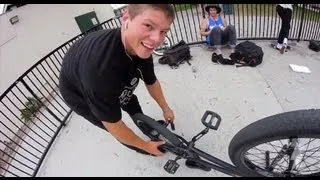 Stevie Churchill Long Beach Skatepark Session BMX