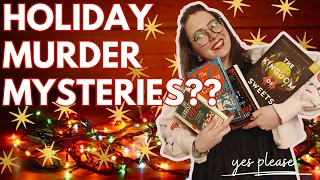 reading christmas murder mysteries, traveling, and holiday events | Dec Reading Vlog