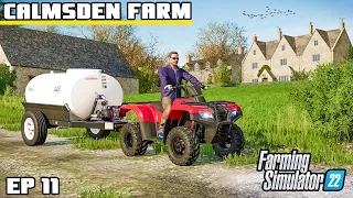 SHEEP TIME! NEW TANKER FOR THE QUAD BIKE | Calmsden Farm | Farming Simulator 22 - Episode 11