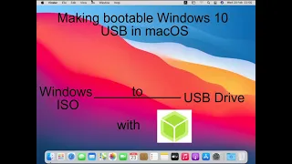 Create bootable Windows 10 installation USB from macOS