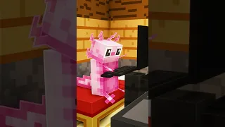 Cute Minecraft Axolotl Dance #shorts