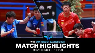 Lin Gaoyuan/Liang Jingkun vs Lin Shidong/Yuan Licen | MD Final | WTT Contender Zagreb 2023