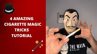 4 AMAZING CIGARETTE MAGIC TRICKS TUTORIAL