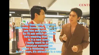 Boss talking about Noeul's perfume #CentralWestvillexBoss #bossnoeul #bosschaikamon #noeulnuttarat