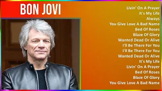 Bon Jovi 2024 MIX Playlist - Livin' On A Prayer, It's My Life, Always, You Give Love A Bad Name