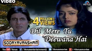 Dil Mere Tu Deewana Hai - Male (Part 2) | Sooryavansham | Amitabh Bachchan, Soundarya | Kumar Sanu