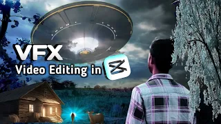 CapCut UFO sighting VFX video editing tutorial hindi | UFOs sighting sci-fi short film|Visual Robert