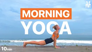 10 MIN GOOD MORNING YOGA  WORKOUT - Full Body [Tone & Stretch]