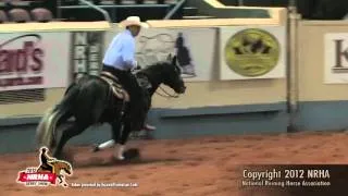 2012 NRHA Derby First Go Von Steel ridden by Josh Armstrong