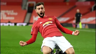 AMAZING FREE KICK FROM BRUNO FERNANDES! FA CUP HIGHLIGHTS MAN UNITED - LIVERPOOL 20/21