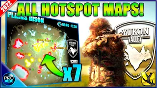 ALL 7 HOTSPOT MAPS! | Yukon Valley Guide 2022/23 - theHunter Call of the Wild