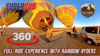 Hot Air Balloon Ride in 360° - Bucket List Ride with Rainbow Ryders