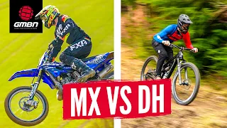 Motocross Vs Mountain Biking! What's Harder?