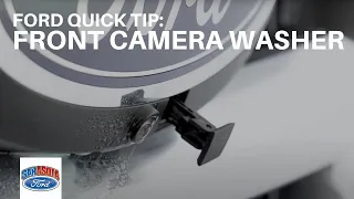 Ford Quick Tip: F250 Front Camera Washer