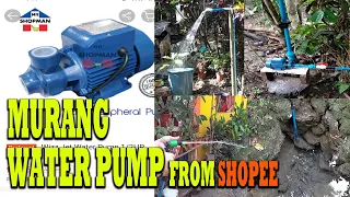 MURANG ELECTRIC WATER PUMP 1/2HP WIZZ BRAND  WITH SUCCESSFUL OPERATION FROM SHOPEE