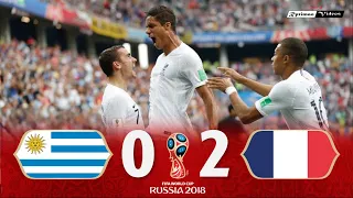 Uruguay 0 x 2 France ● 2018 World Cup Extended Goals & Highlights HD