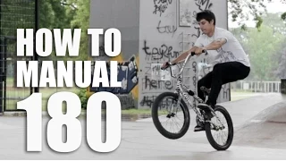 How to manual 180 - Как сделать мэнуал 180 на BMX | Школа BMX Online #60