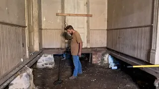 Major Trash Clean Up Leads To Metal Detecting Under 140 Year Old House!