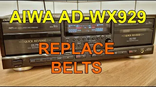 AIWA AD-WX929 Cassette Deck Repair