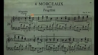 Scriabin, 4 Morceaux Op. 51 (Kissin, Zhukov)