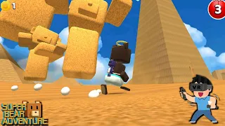 jogo do urso, TESTES E EXPERIÊNCIAS NO DESERTO, super bear adventure, jogando em primeira pessoa