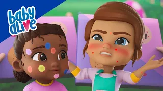 Baby Alive en Español 💦 Bebés Cuidan al Charlie ⭐️ Dibujos Animados Para Niños 💕