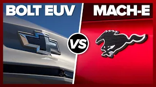Electric SUVs compared! 2022 Chevy Bolt vs. Mustang Mach-E