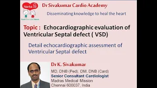 1/11 Echocardiographic evaluation of  Ventricular Septal defect (VSD)