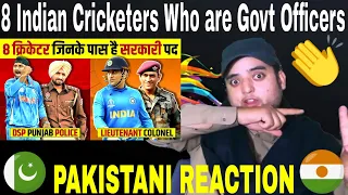 Pakistani Reaction | 8 Indian 🇮🇳 Cricketers Who are Government Officers | India Vs Australia | Live