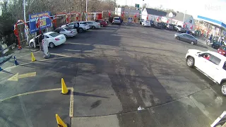 VIDEO NOW: Car Wash Crash Surveillance