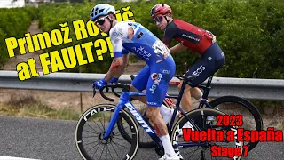 Primoz Roglič's MASSIVE Mistake | Vuelta Stage 7 2023