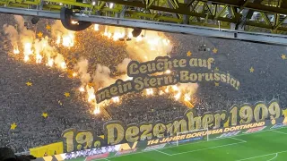 Leuchte auf mein Stern, Borussia Choreography - 19 Dec 2023 - BVB (1) vs (1) Mainz 05