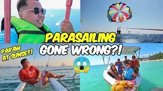 What really happened on our Parasailing activity?! 😱 + Paraw at Sunset!| Boracay 2022 | JM BANQUICIO