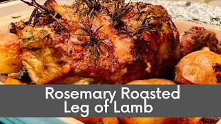 Rosemary Roasted Leg of Lamb | #rosemaryroastedlegoflamb #perimaskitchen